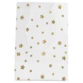 Gouden Sterren Medium Cadeauzakje (Achterkant)