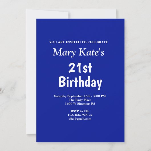 Gouden sterren met berichtfoto op blauwe dag kaart (Achterkant)