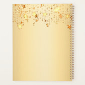 Gouden sterren naam script 2026 planner (Achterkant)