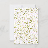 Gouden sterren nep glitters verjaardag kinderen me bedankkaart (Achterkant)