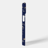 gouden sterren op blauw Case-Mate iPhone case (Achterkant / Rechts)