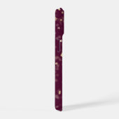 Gouden sterren op Maroon iPhone 15 Case (Rechterkant)