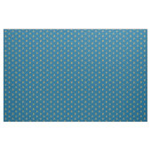 Gouden sterren op middelblauw stof (Yard (91,4 cm))