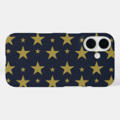 Gouden sterren op Navy Blue - Elegant en tijdloos Case-Mate iPhone Case (Achterkant (horizontaal))