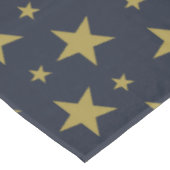Gouden sterren op Navy Blue - Elegant en tijdloos Tafelkleed (Gekanteld)