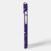 Gouden sterren op Paarse Case-Mate iPhone Case (Achterkant / Links)