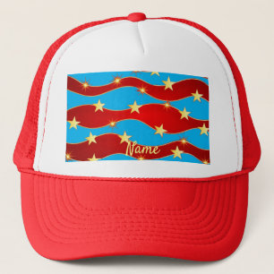 Gouden sterren Patriottische lucht Thunder_Cove Trucker Pet