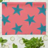 Gouden sterren patroon 19 theedoek (Gevouwen)