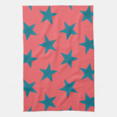 Gouden sterren patroon 19 theedoek (Verticaal)