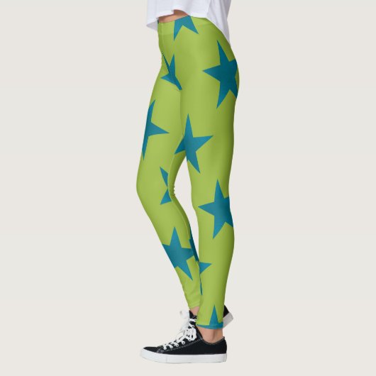Gouden sterren patroon 20 leggings (Links)