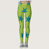 Gouden sterren patroon 20 leggings (Voorkant)