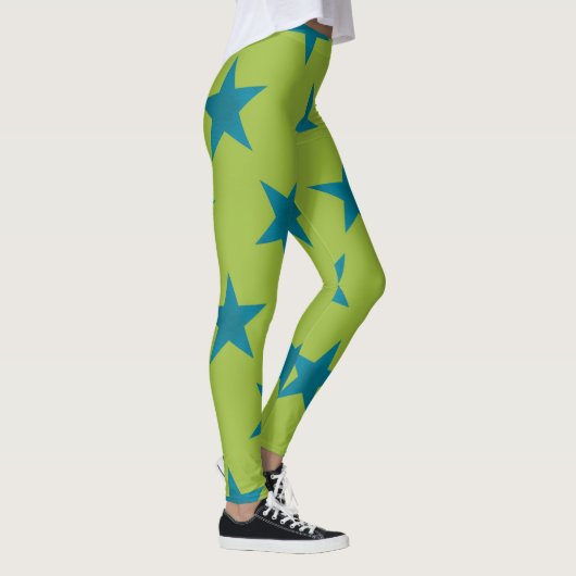 Gouden sterren patroon 20 leggings (Rechts)