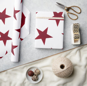 Gouden sterren patroon 7 cadeaupapier