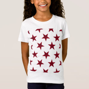 Gouden sterren patroon 7 t-shirt