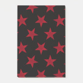 Gouden sterren patroon 8 post-it® notes (Voorkant)