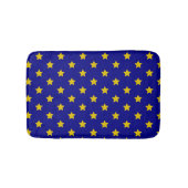 Gouden sterren patroon, marineblauw, exclusief badmat (Voorkant)