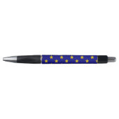 Gouden sterren patroon, marineblauw, exclusief pen (Voorkant)