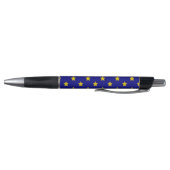 Gouden sterren patroon, marineblauw, exclusief pen (Bodem)