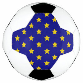 Gouden sterren patroon, marineblauw, exclusief voetbal