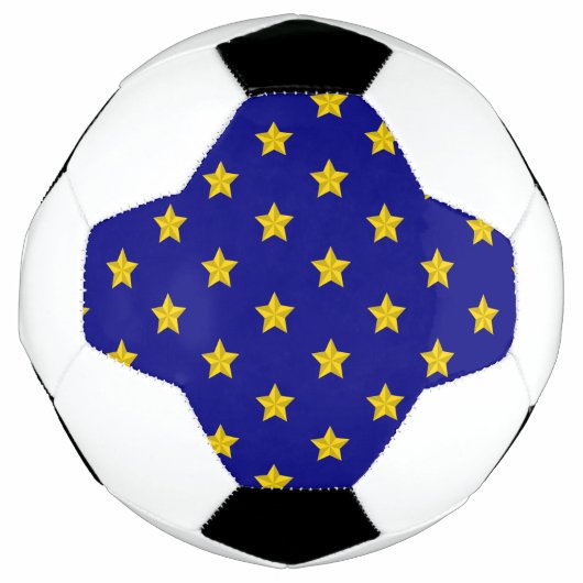 Gouden sterren patroon, marineblauw, exclusief voetbal (Voorkant)