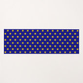 Gouden sterren patroon, marineblauw, exclusief yogamat (Voorkant (horizontaal))