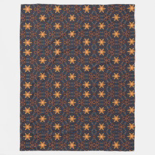 Gouden sterren Repetatief Patroon Ontwerp Fleece Deken