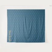 Gouden sterren stralen helder wandkleed (Voorkant (horizontaal))