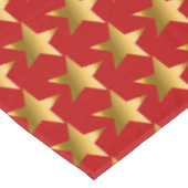 Gouden sterren tafelkleed (Gekanteld)