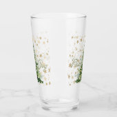 Gouden sterren Vrede en vreugde Groene kerstboom Glas (Links)