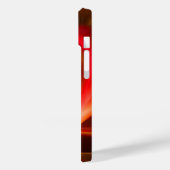 Gouden sterrenbeeld RAM, Rode Gele Fractale Wervel Case-Mate iPhone Case (Achterkant / Links)