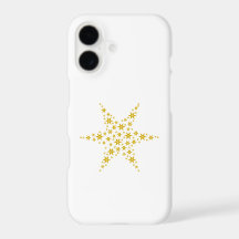 Gouden sterrenbeeld ster telefoonhoes