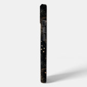 Gouden Sterrenbeeld Sterrenstelsel Patroon Case-Mate iPhone Case (Achterkant / Links)
