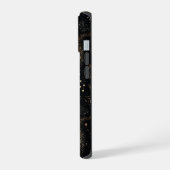 Gouden Sterrenbeeld Sterrenstelsel Patroon iPhone 15 Case (Linkerkant)