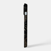 Gouden Sterrenbeeld Sterrenstelsel Patroon iPhone 15 Case (Linkerkant)