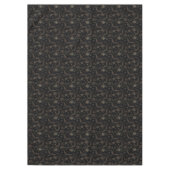 Gouden Sterrenbeeld Sterrenstelsel Patroon Tafelkleed (Voorkant)