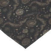 Gouden Sterrenbeeld Sterrenstelsel Patroon Tafelkleed (Gekanteld)