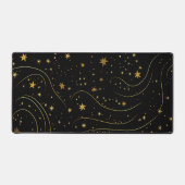 Gouden Sterrennacht Celestial Desk Mat (Voorkant)