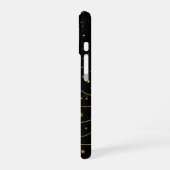 Gouden Sterrennacht Celestial Telefoonhoes iPhone 16 Hoesje (Linkerkant)