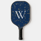 Gouden Sterrennacht nieuwheid Pickleball Paddle (Voorkant)
