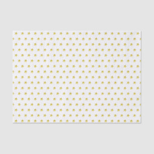 Gouden sterrenpatroon metalen stijlvol chic tissuepapier