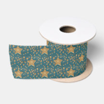 Gouden sterrenpatroon op blauwe nachthemel Elegant