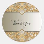 Gouden  Sticker (Voorkant)