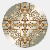 Gouden  Sticker (Voorkant)