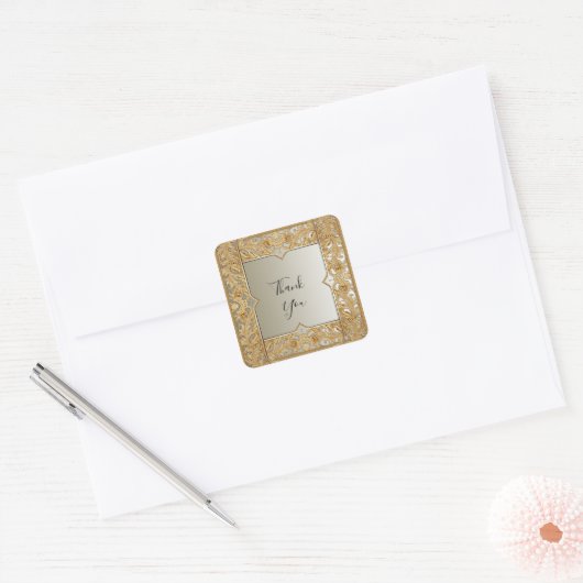 Gouden  Sticker (Envelop)