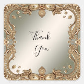 Gouden  Sticker (Voorkant)