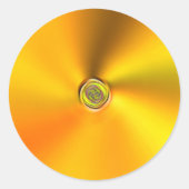 Gouden Sticker gesponnen (Voorkant)