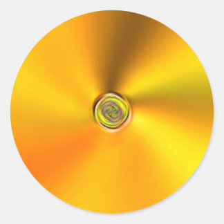 Gouden Sticker gesponnen