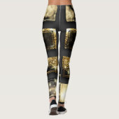 Gouden Stijl Leggings (Achterkant)