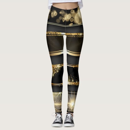 Gouden Stijl Leggings (Voorkant)