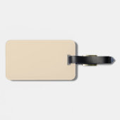 Gouden Stilt Bagage Label – Aanpasbaar (Achterkant horizontaal)